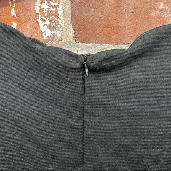 Grace Karin Black Scalloped Neck/Waistline Midi Pencil Dress-2XL-NWT - Picture 4 of 10